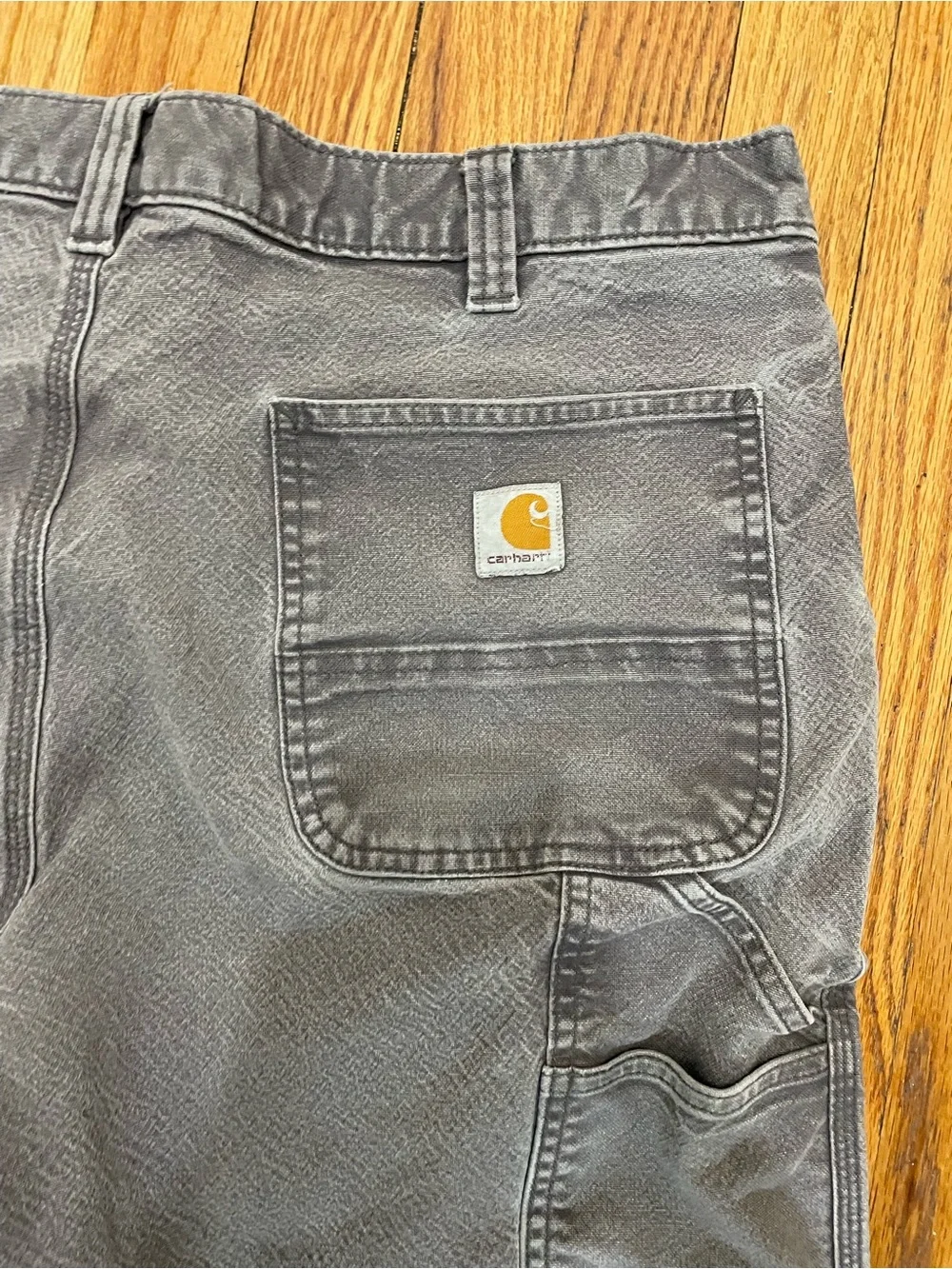 Carhartt Men’s Washed Gray Cargo Work Shorts